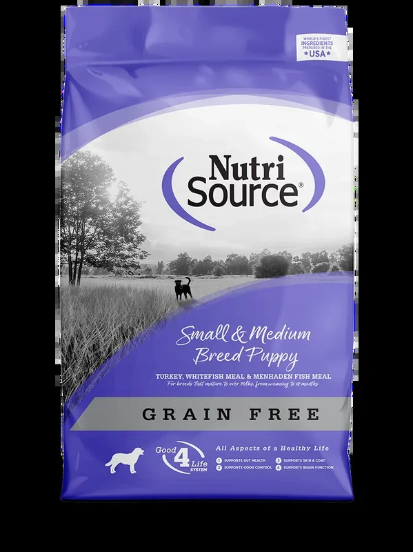 Nutrisource Grain Free Small and Medium Breed Dry Puppy Food