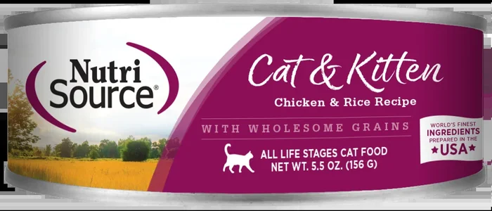 NutriSource® Chicken & Rice Formula Healthy Wet Cat Food