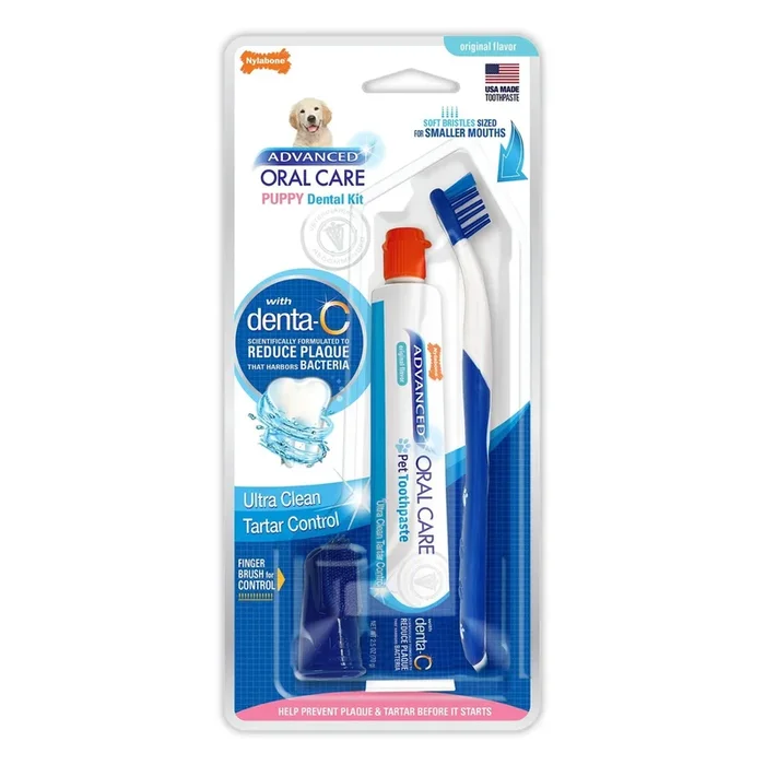 Nylabone Advanced Oral Care Puppy Dental Kit Original 2.5-oz 3 Count
