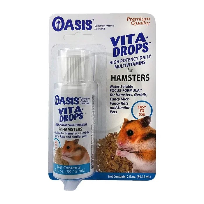 Oasis Vita-Drops High Potential Daily Multivitamin for Hamsters & Pocket Pets 2-oz