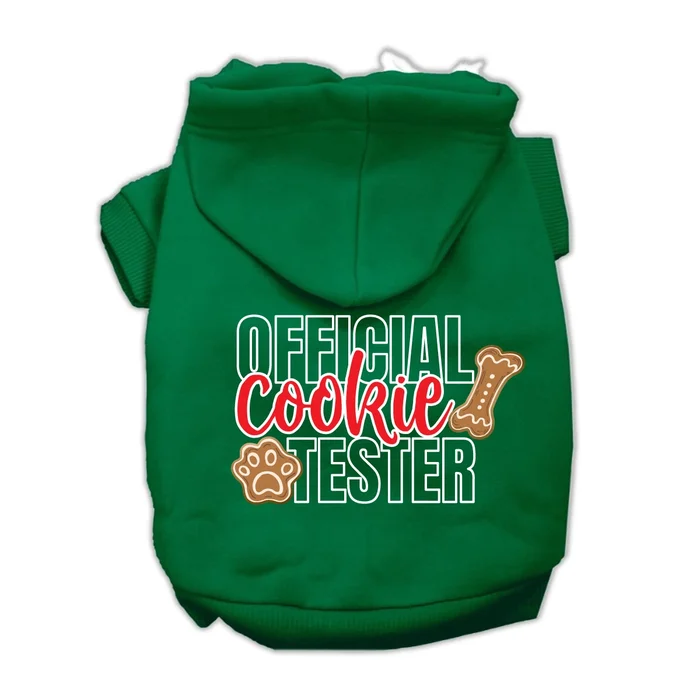Official Cookie Tester Dog Hoodie – Green