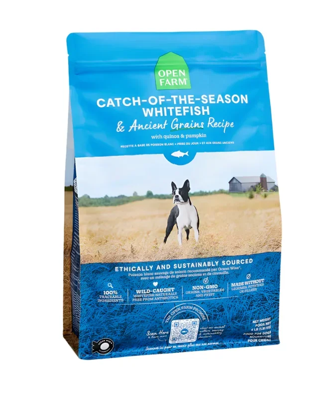 Open Farm Catch-Of-The-Season Whitefish & Ancient Grains Dry Dog Food
