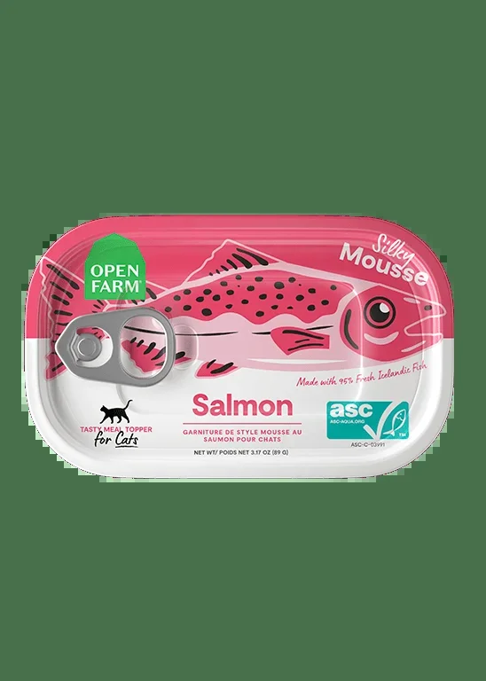 Open Farm Grain Free Salmon Wet Topper for Cats