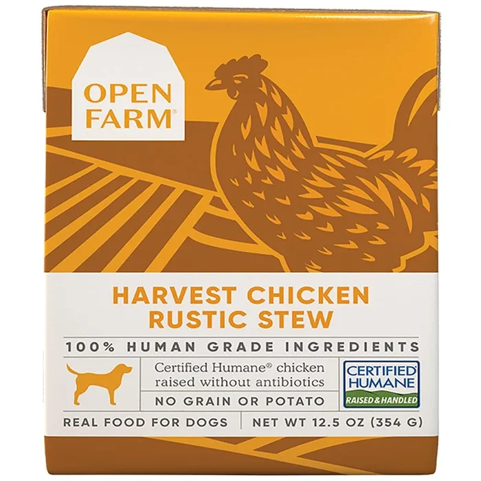 Open Farm Harvest Chicken Rustic Stew Wet Dog Food