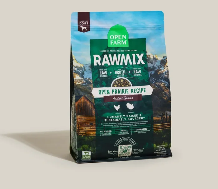Open Prairie Ancient Grains RawMix for Dogs | Open Farm