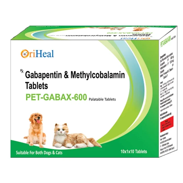 Oriheal Pet Gabax 600mg Tablets for Dogs and Cats
