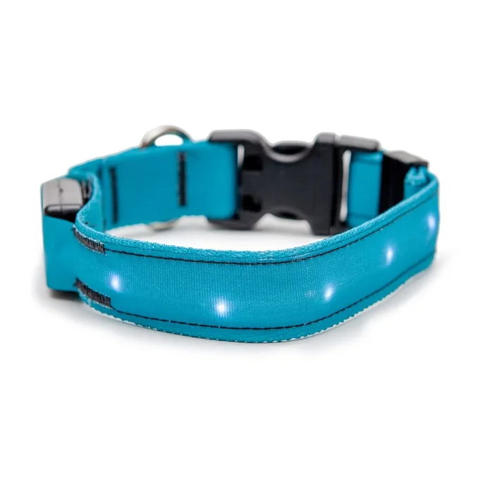 ORION COLLARS | LED Dog Collar in Teal