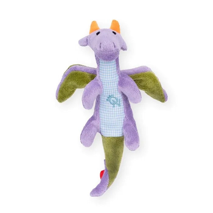 Oscar Newman Dragon Pipsqueak Dog Toy – Blue