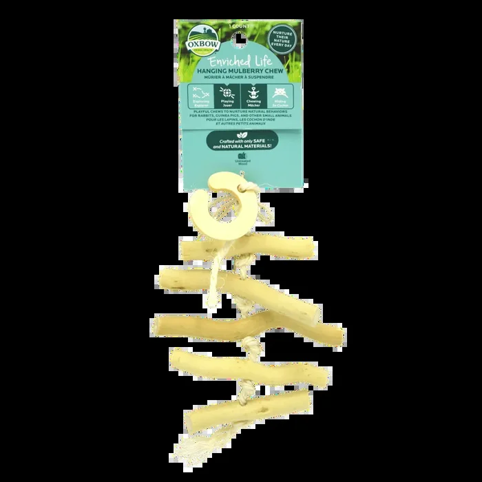 Oxbow Enriched Life Hanging Mulberry Chew Small Animal Toy