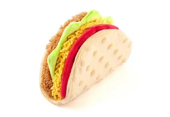 P.L.A.Y. Tail Waggin’ Taco Plush Dog Toy