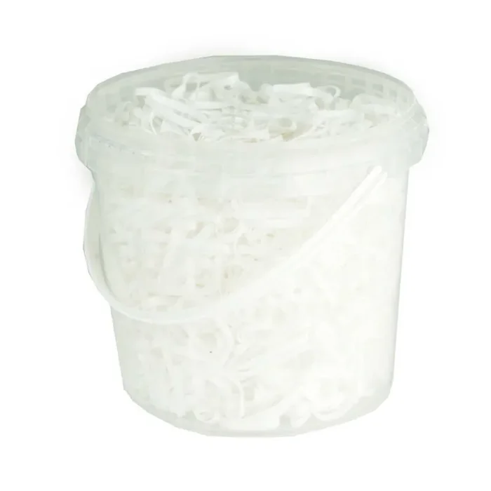 Pack of 1800 silicone mane elastics Horze Premium