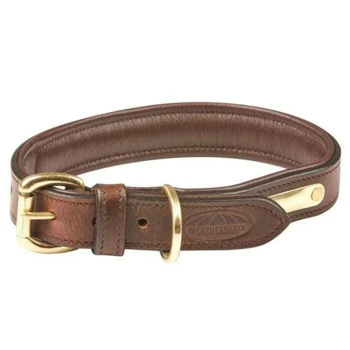 Padded leather dog collar Weatherbeeta [Size M]