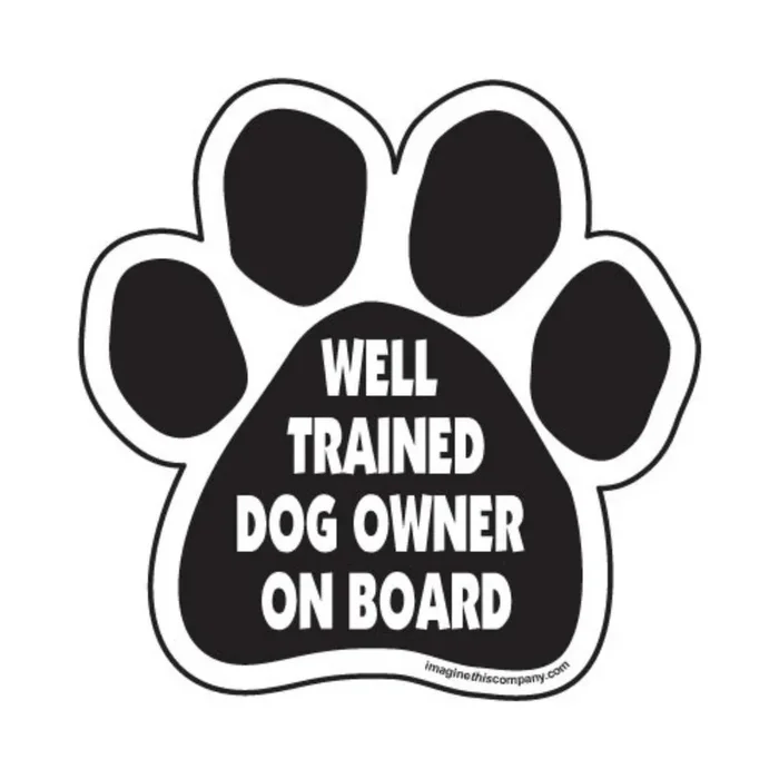 Paw Magnet – Well Trained Dog Owner On Board