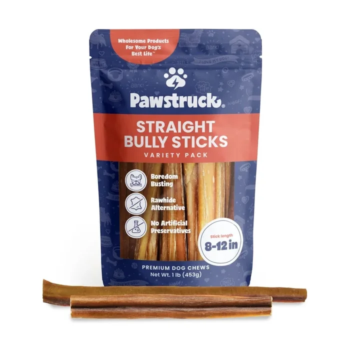 Pawstruck Straight Bully Sticks Dog Chew