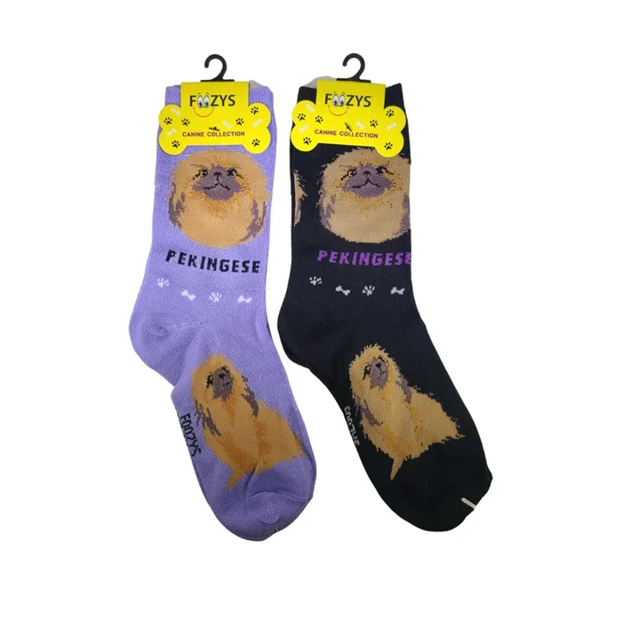 Pekingese Women’s Crew Socks