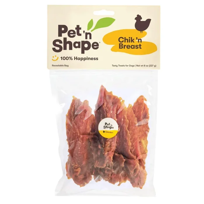 Pet ‘n Shape Chik ‘n Breast Jerky Dog Treats 8-oz