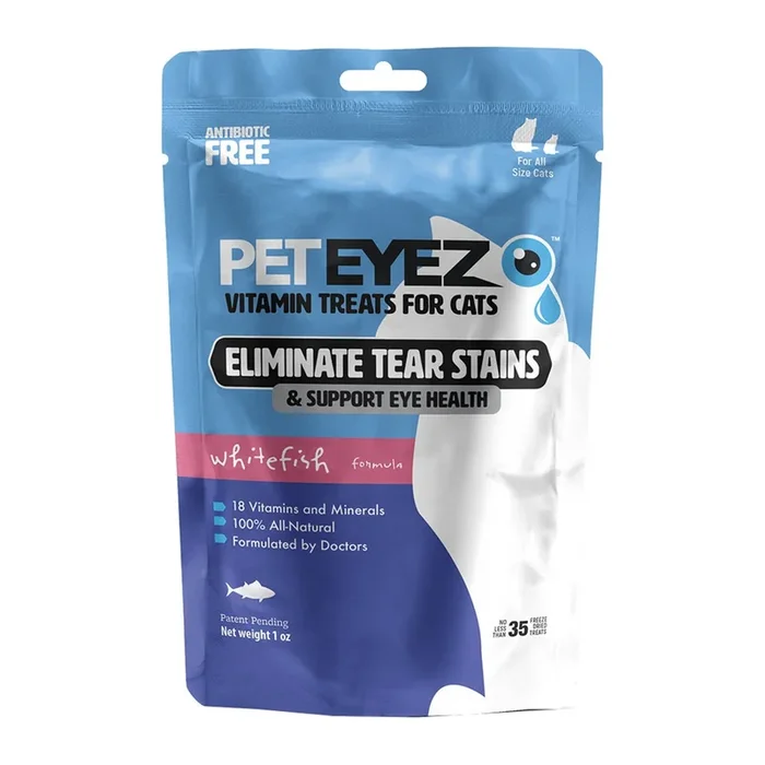 Pet Eyez Freeze Dried Vitamin Cat Treat – Whitefish Flavor