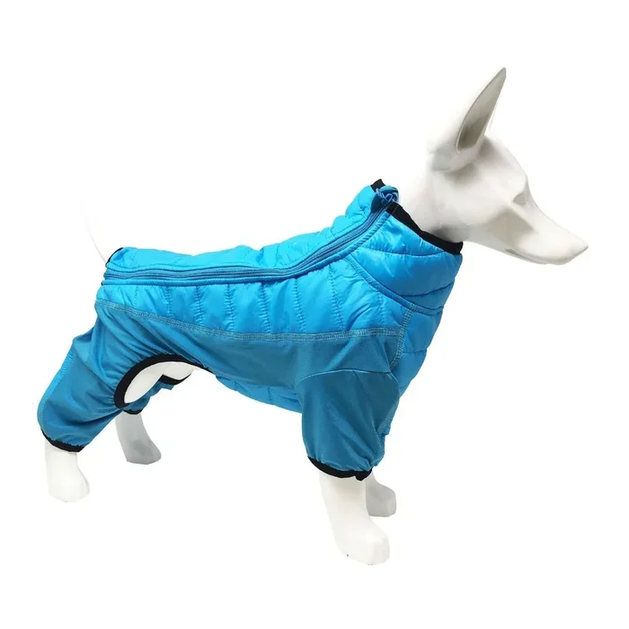 Pet Life Aura-Vent Full Body Dog Jacket – Blue