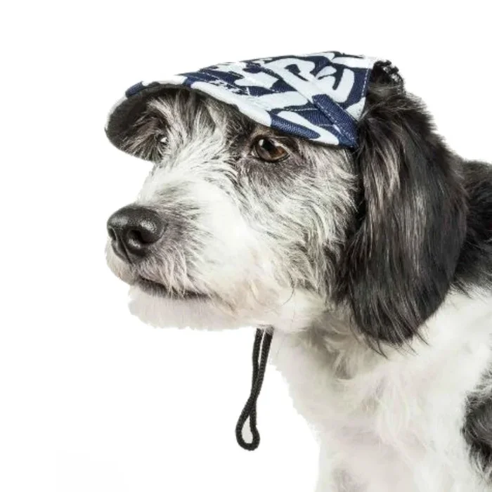 Pet Life Bone Cappa UV Protectant Dog Hat Cap – Zebra Graffiti