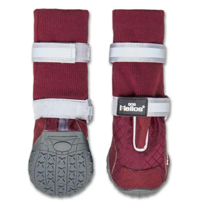 Pet Life Helios Traverse High-Ankle Dog Boots – Red
