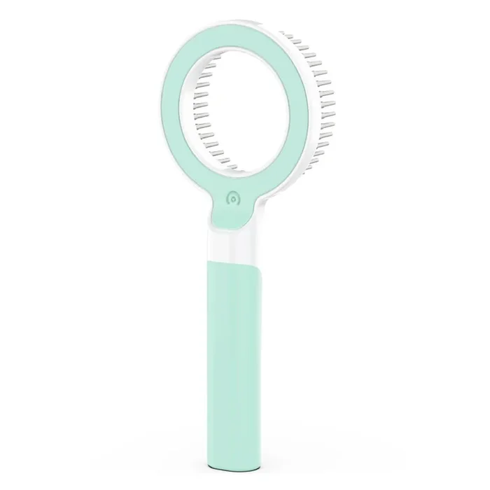 Pet Life WAGNIFY 360 Degree Modern Grooming Pet Rake Comb – Green