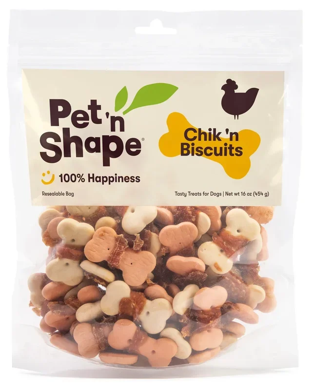 PET N SHAPE CHIK’N BISCUITS 16oz