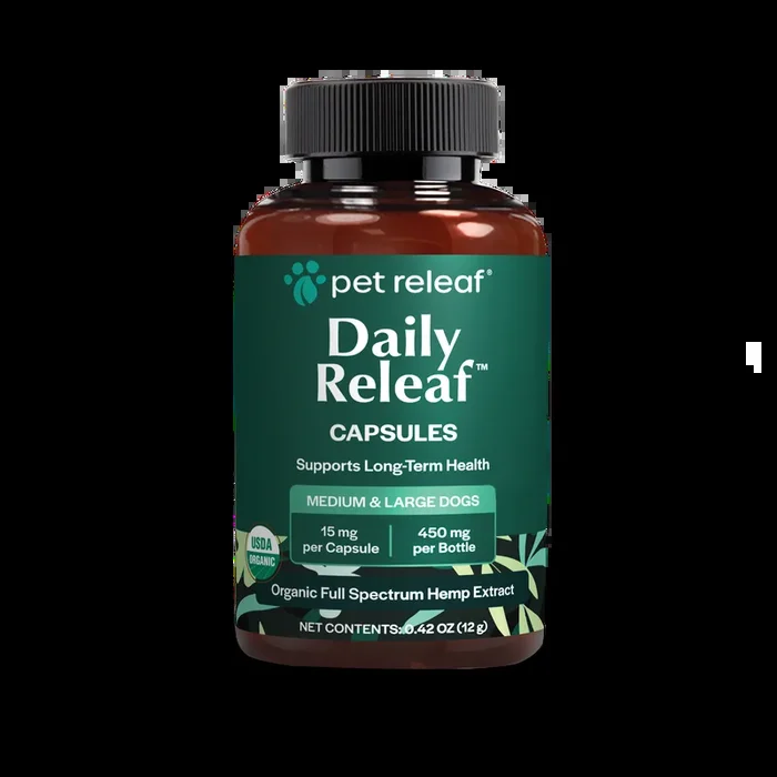 Pet Releaf Daily Releaf Organic Hemp Oil Capsules