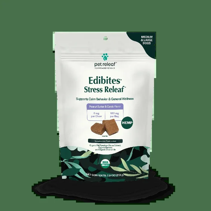 Pet Releaf Stress Releaf Edibites – PB Carob
