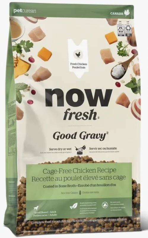 Petcurean NOW FRESH “Good Gravy” Adult Chicken Recipe with Ancient Grains Dry Dog Food