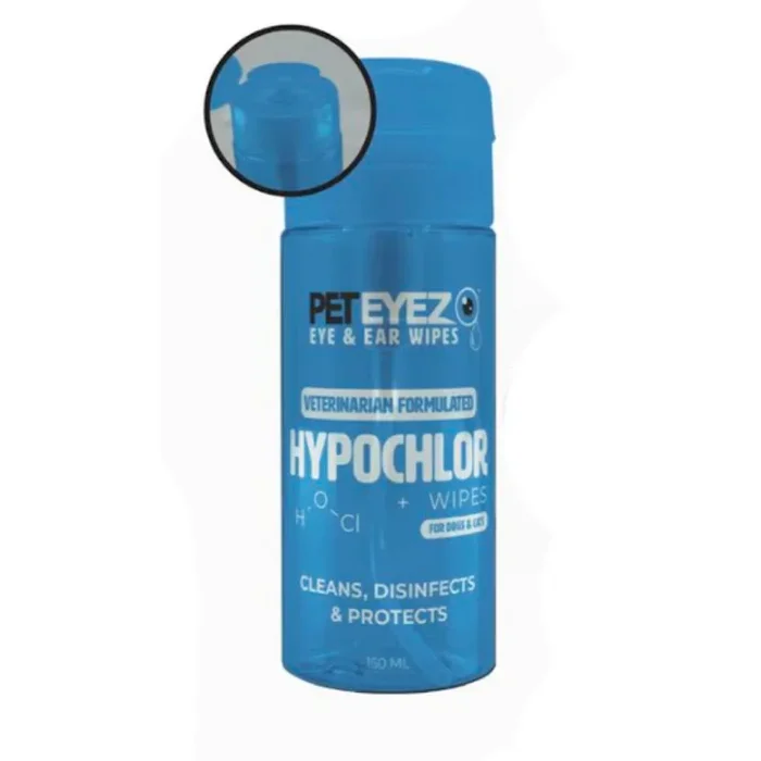 PetEyez HypoChlor + Wipes for Pets Eyes & Ears