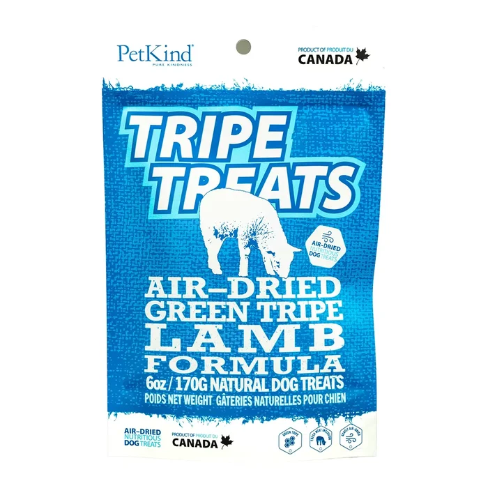 PetKind Grain-Free Green Lamb Tripe Dog Treats