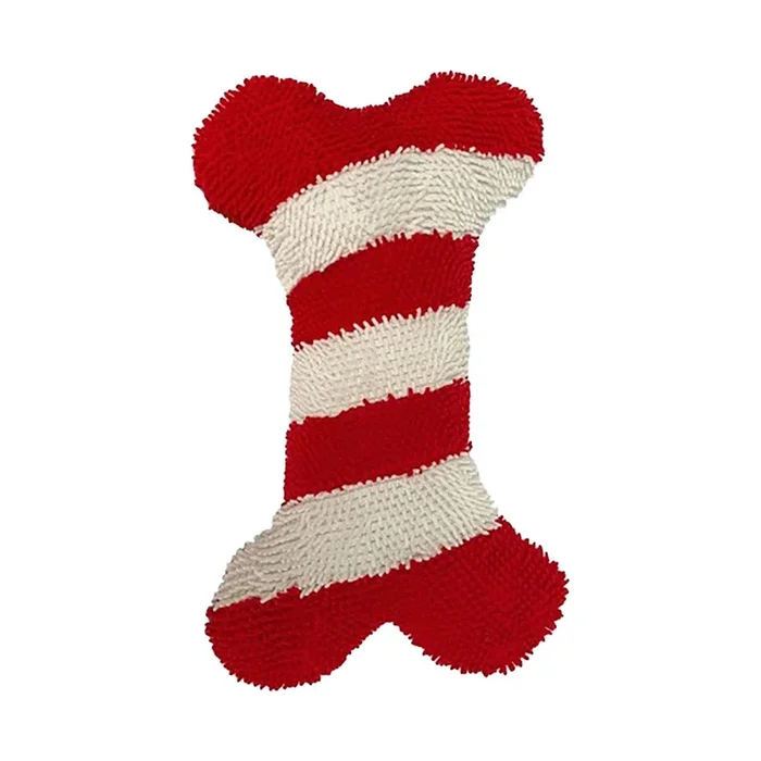 PetLou Christmas Twisted Dog Toy – Bone