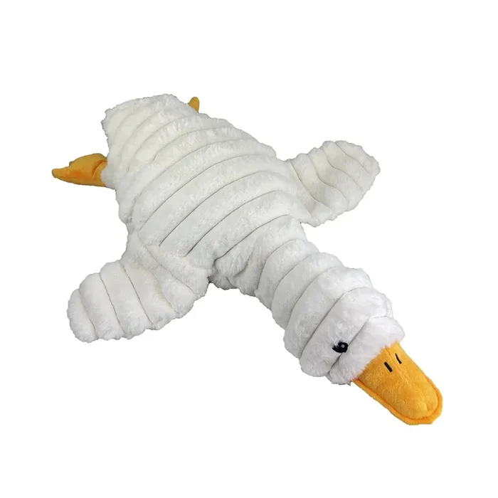 PetLou Farm Friends Plush Dog Toy – Goose