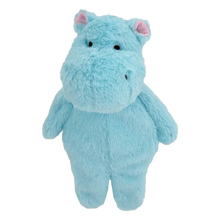 PetLou Floppy Dog Toy – Blue Hippo