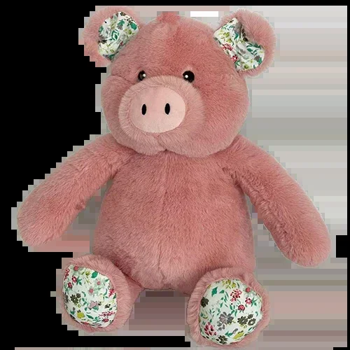 PetLou PROMO Pig – Mauve Dog Toy