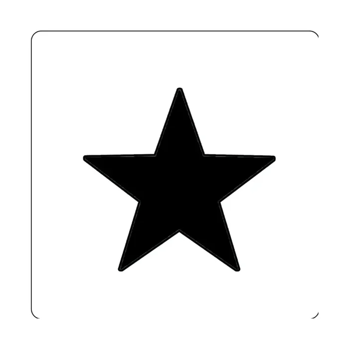 PetPaint Color Dog Hair Stencil – Star
