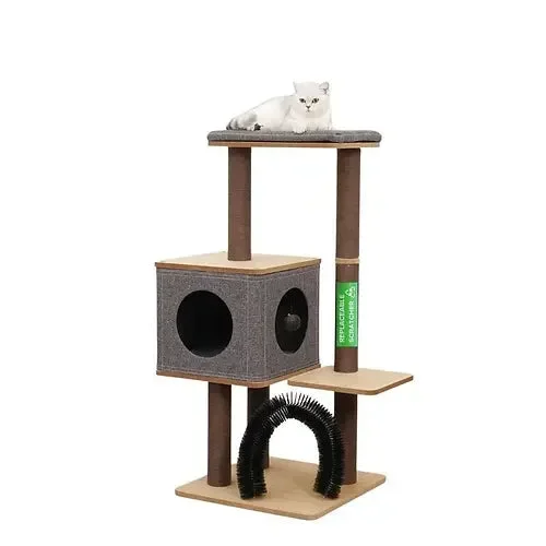 PetPals Group Elevate Cat Tree (18.5″ L x 18.5″ W x 42″ H)