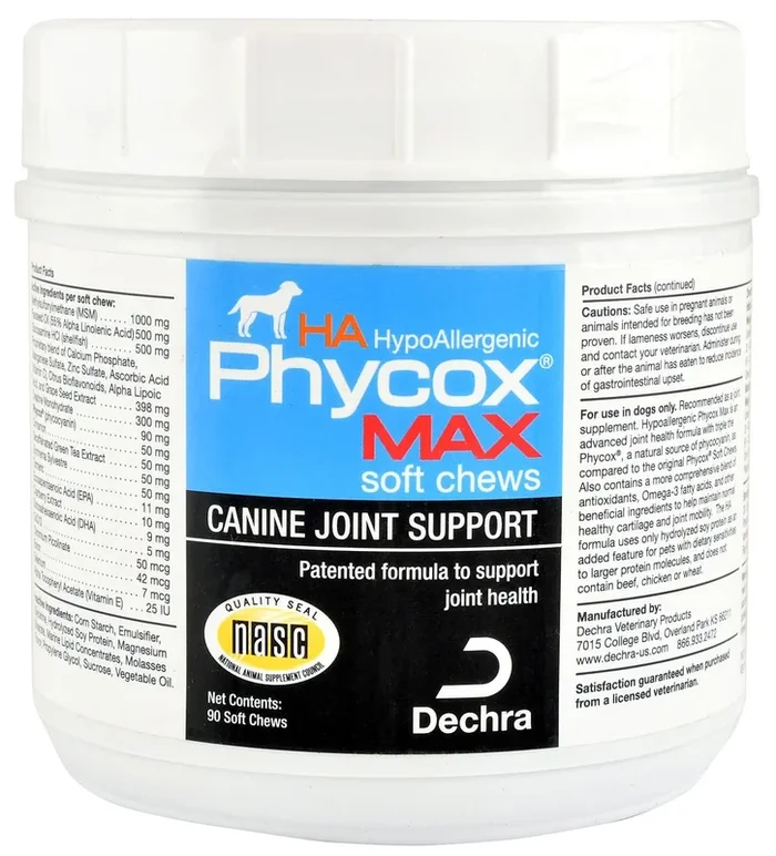 Phycox MAX HA (Hypo-Allergenic) Soft Chews, 90 ct