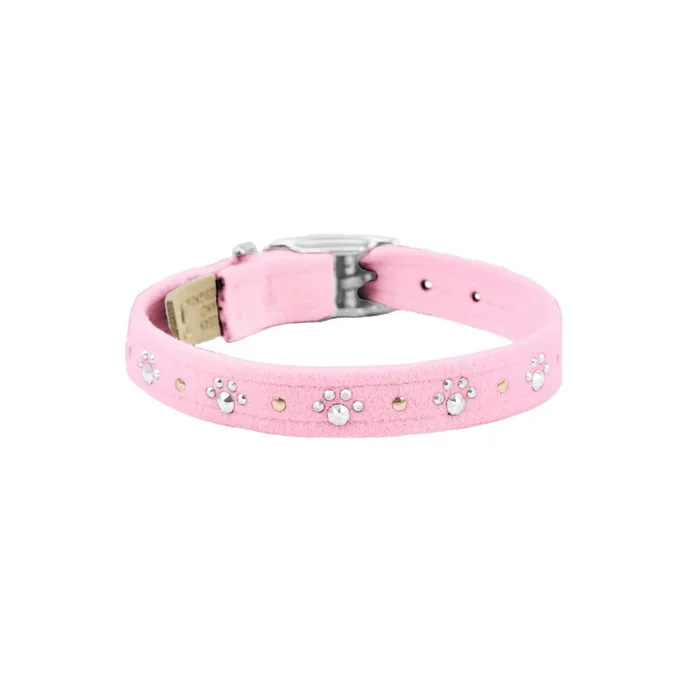 Pink Crystal Paws Collar