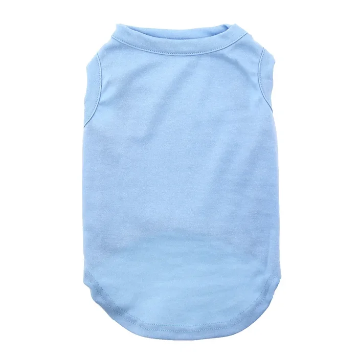 Plain Dog and Cat Shirt – Baby Blue