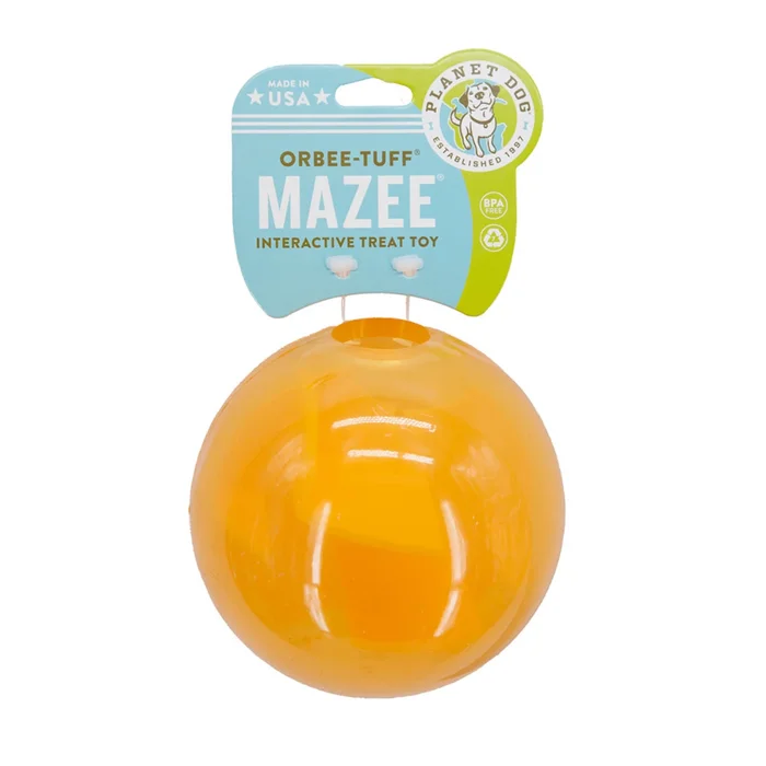 Planet Dog Orbee-Tuff Mazee Dog Toy – Orange