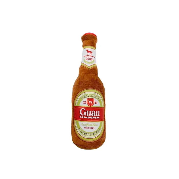 Plush for dogs FuzzYard Guau Beer [Size 20x6x6 cm]