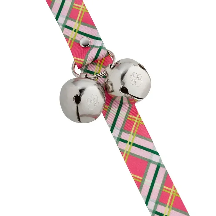 Poochie Bells Dog Doorbell Graphic Plaid Design – Spring Fling