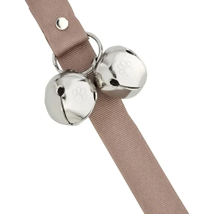 Poochie Bells Dog Doorbell Solid Design – Blush