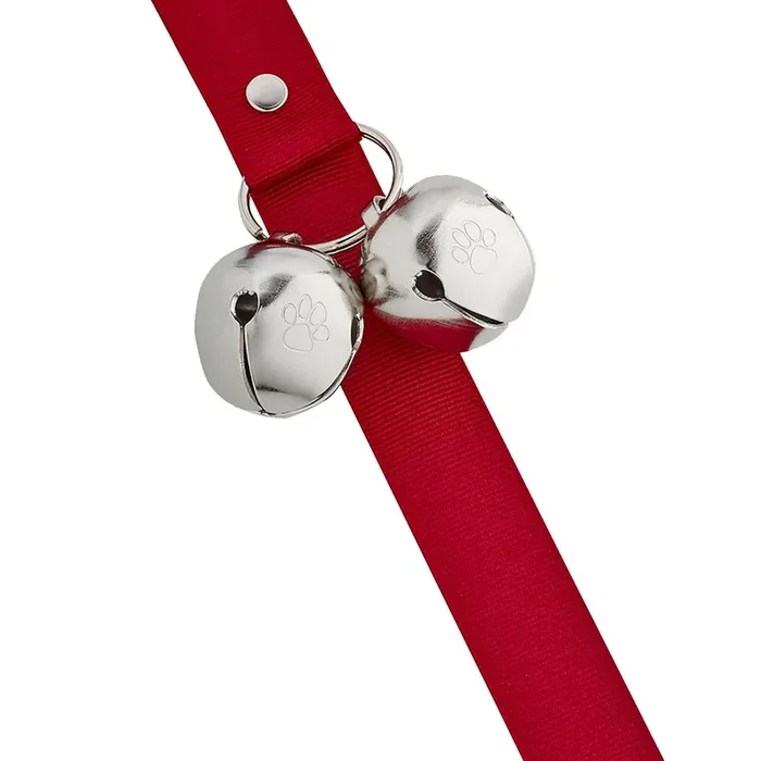 Poochie Bells Dog Doorbell Solid Design – Cherry Red
