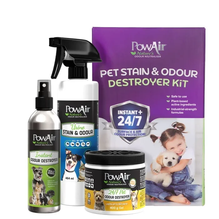 PowAir Pet Stain & Odor Destroyer Kit