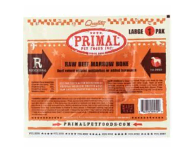 Primal Raw Frozen Recreational Bones, Single Packs