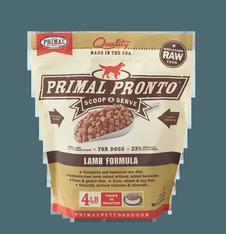 Pronto Lamb Scoop & Serve Dog Food, 4#