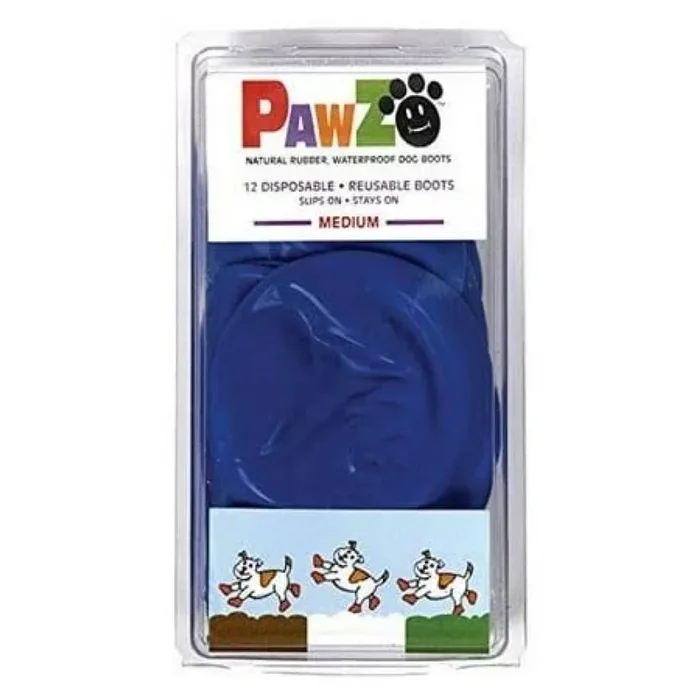 Protex PawZ Disposable and Reusable Boots for Dogs (Blue)