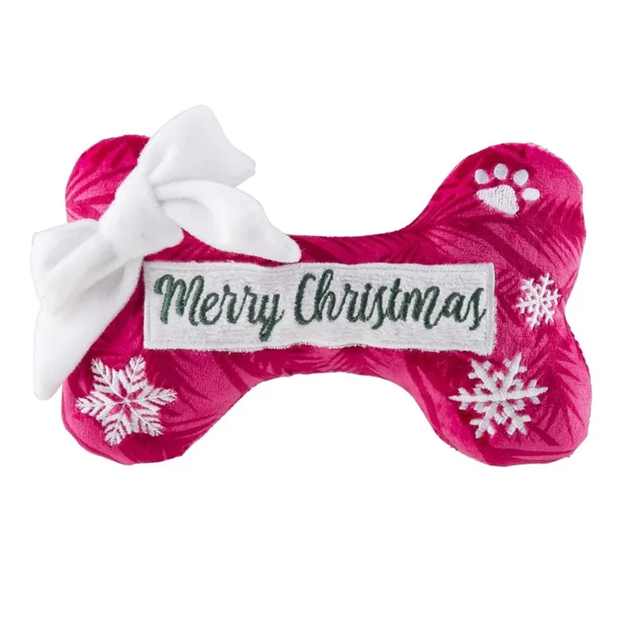 Puppermint Bone Merry Christmas Dog Toy from Haute Diggity Dog